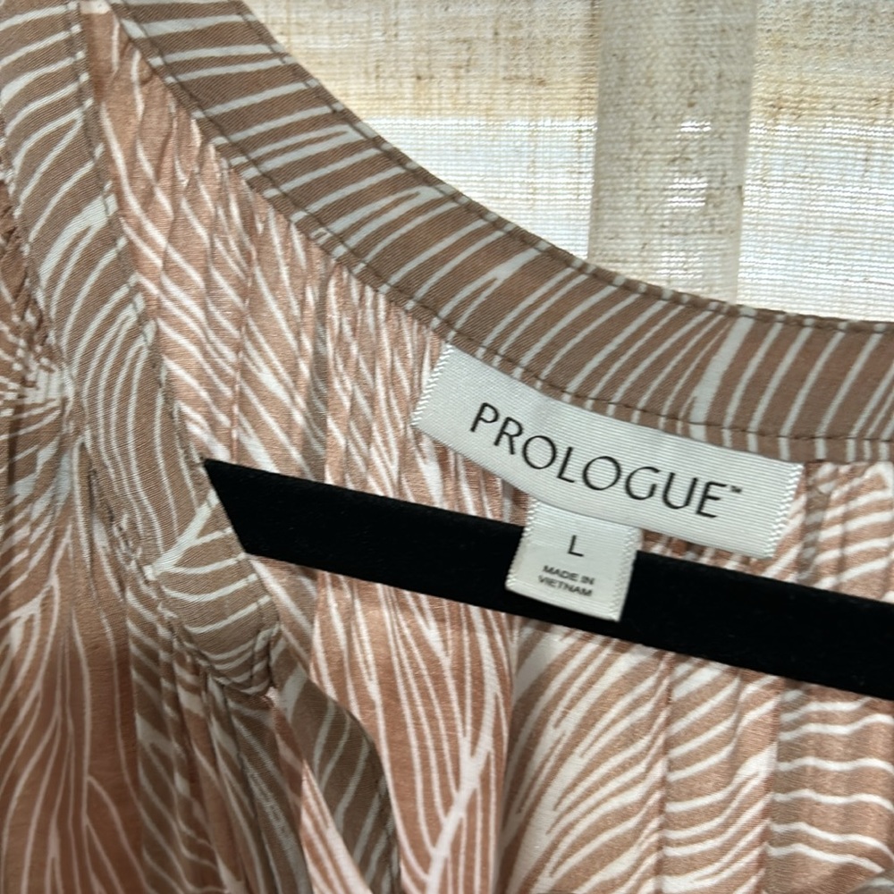 Prologue Tan Maxi Sundress Halter Neckline Sleeveless - Picture 4 of 5